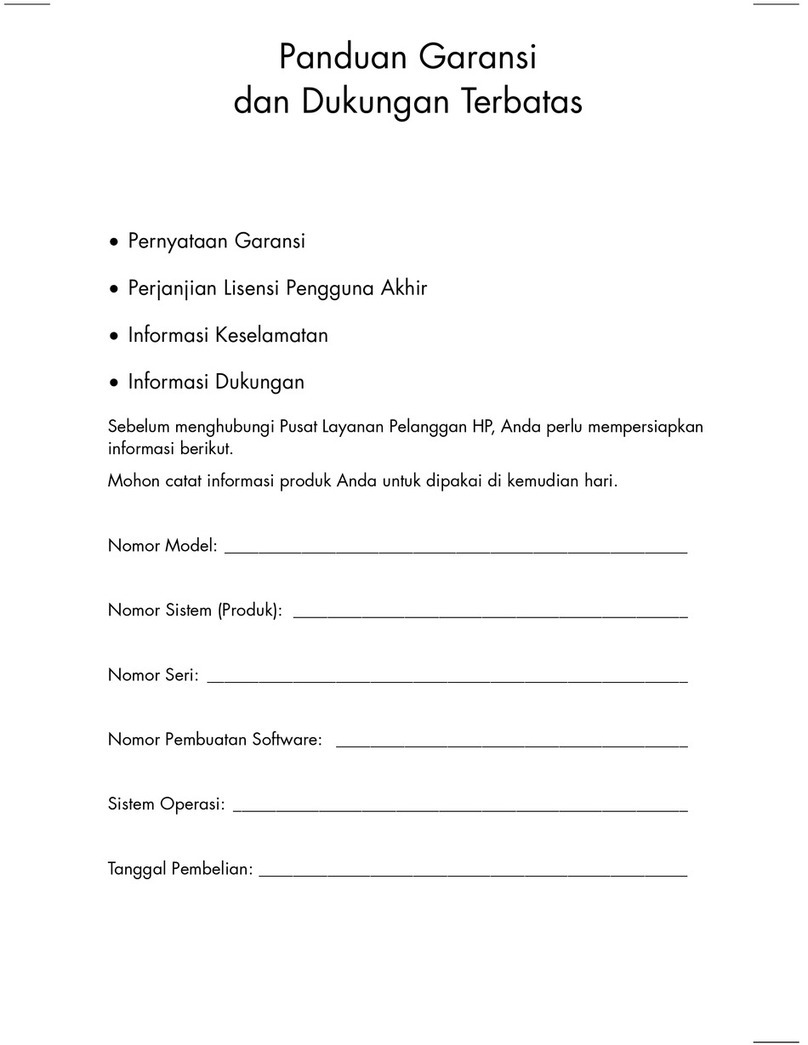 HP Presario CQ3200 - Desktop PC User manual HP Presario CQ3200 - Desktop PC User manual