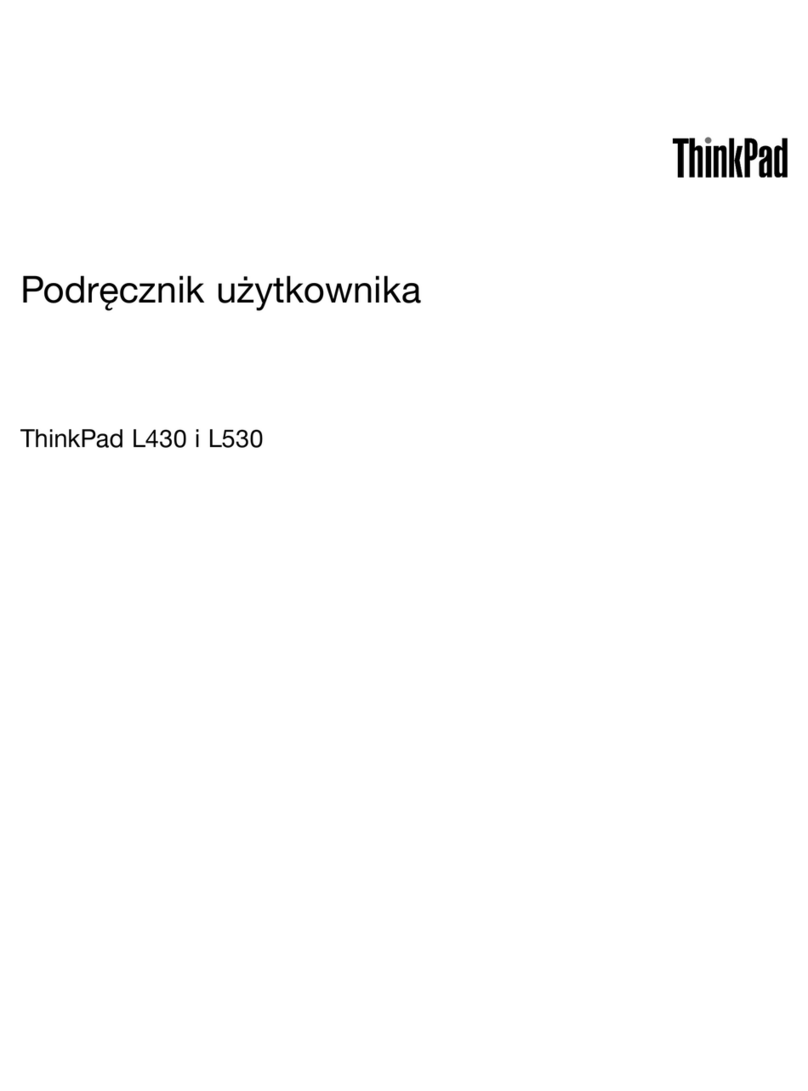 Lenovo ThinkPad L430 Podręcznik użytkownika