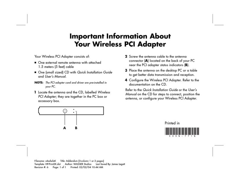 HP Presario S7000 - Desktop PC Operating manual