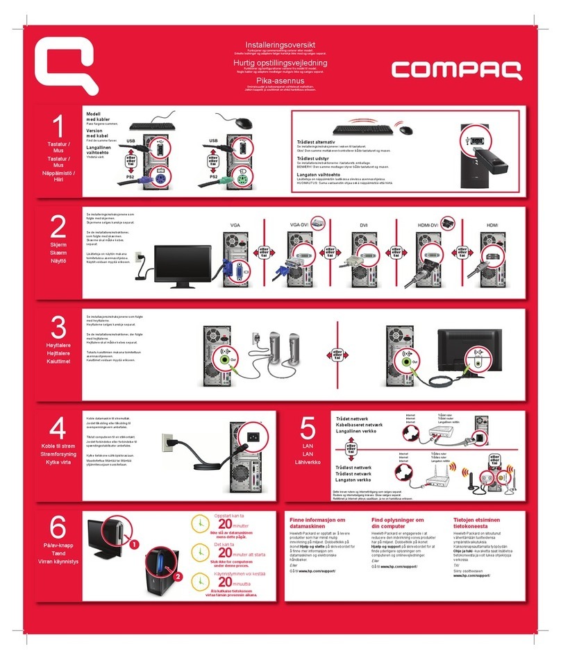 Compaq Presario CQ5200 - Desktop PC How to use