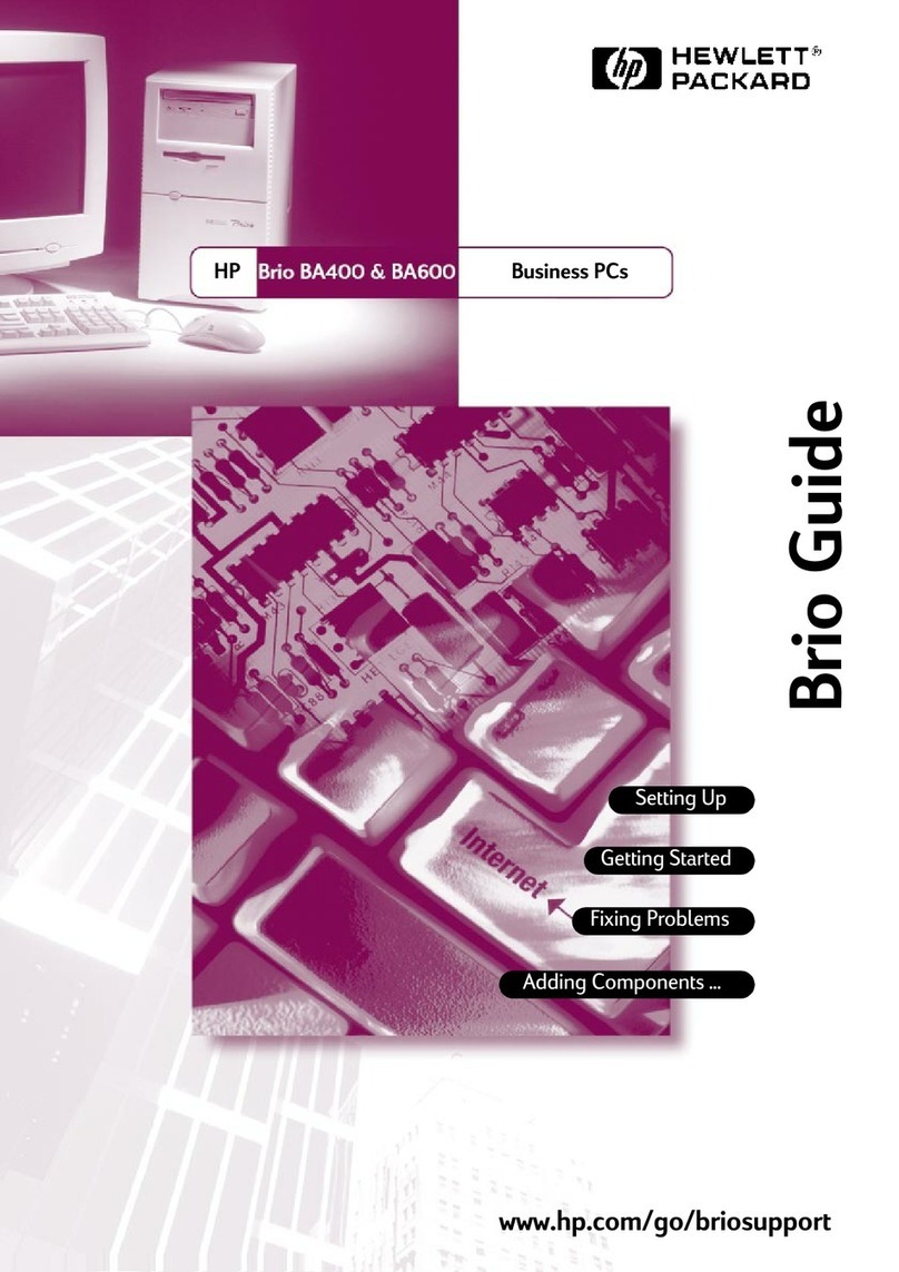 HP Brio BA600 User manual HP Brio BA600 User manual