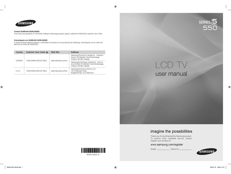 Samsung LN32B550K1F User manual