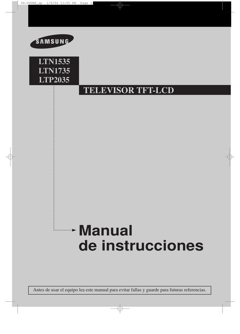 Samsung LT-P2035 Setup guide