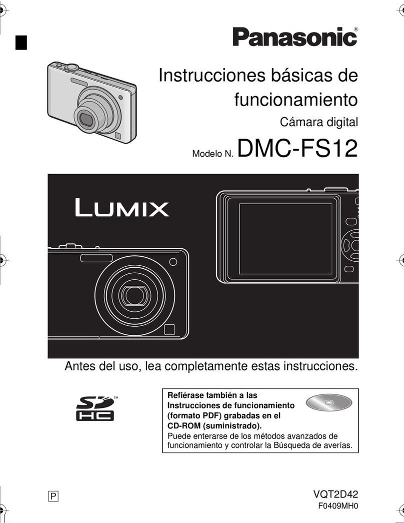 Panasonic DMCFS12 - DIGITAL STILL CAMERA Instruction Manual