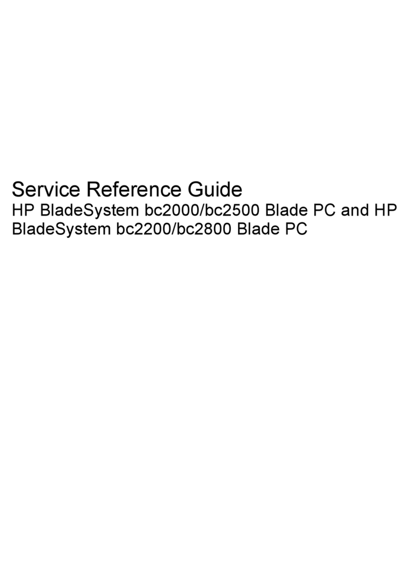HP BladeSystem bc2000 - Blade PC User manual