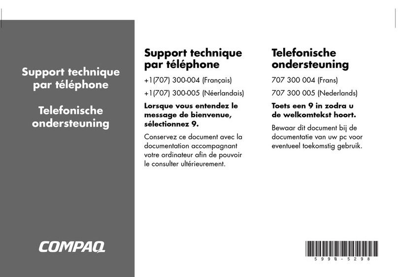 Compaq Presario 6500 - Desktop PC manual