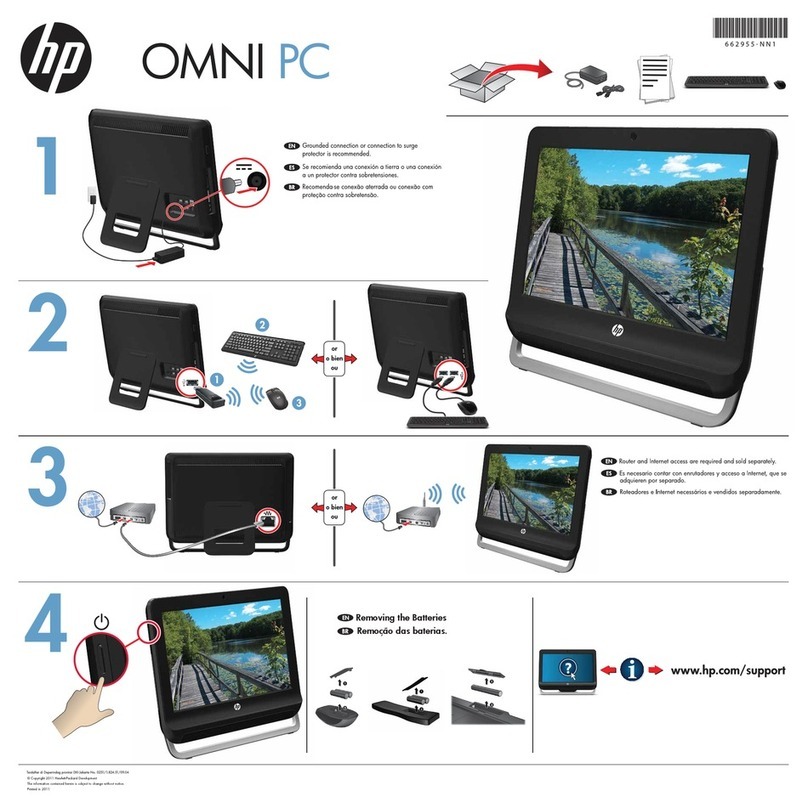 HP Presario All-in-One CQ1-3000 User manual