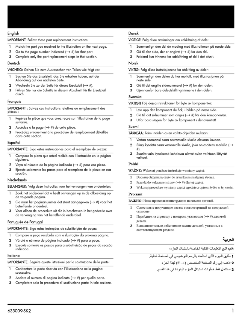 HP Presario All-in-One CQ1-2100 manual