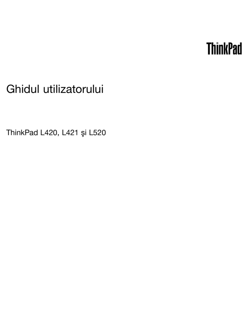 Lenovo THINKPAD L420 User manual