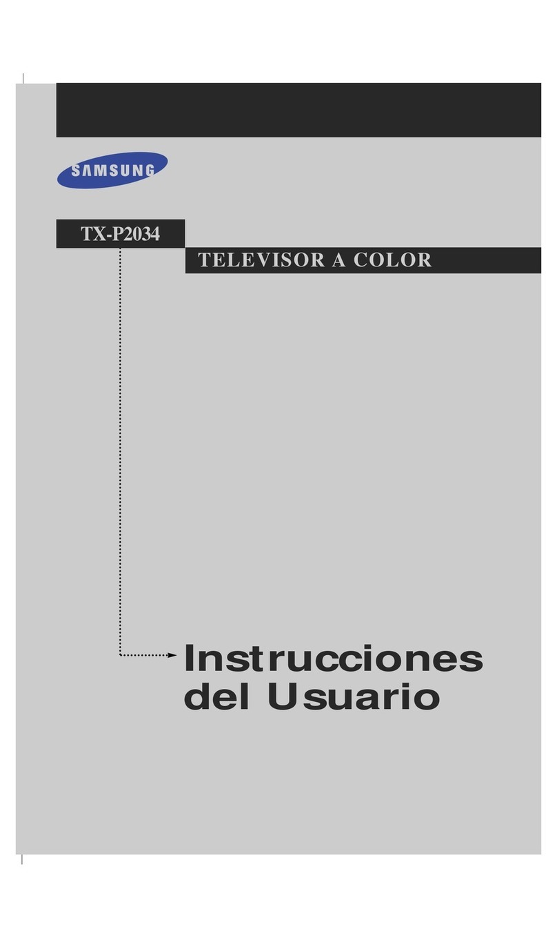 Samsung TX-P2034 User guide
