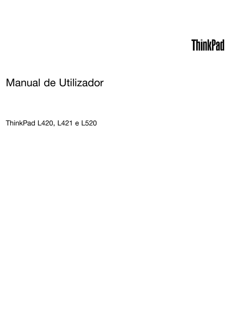 Lenovo THINKPAD L420 Instruction Manual