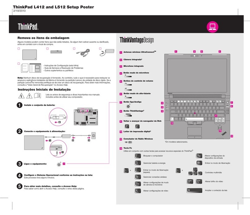 Lenovo ThinkPad L412 How to use