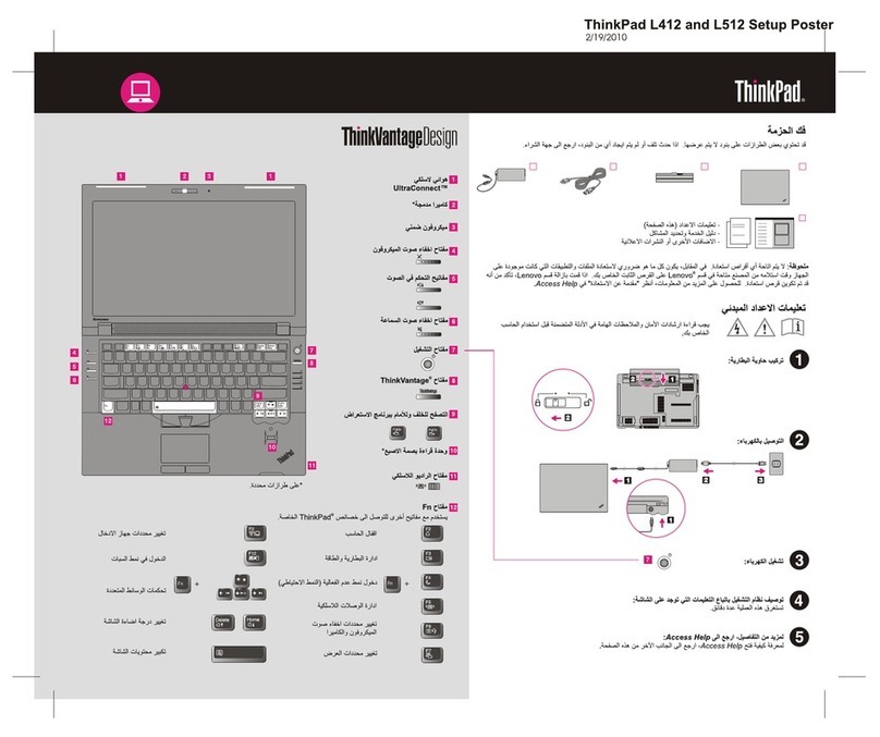 Lenovo ThinkPad L412 How to use