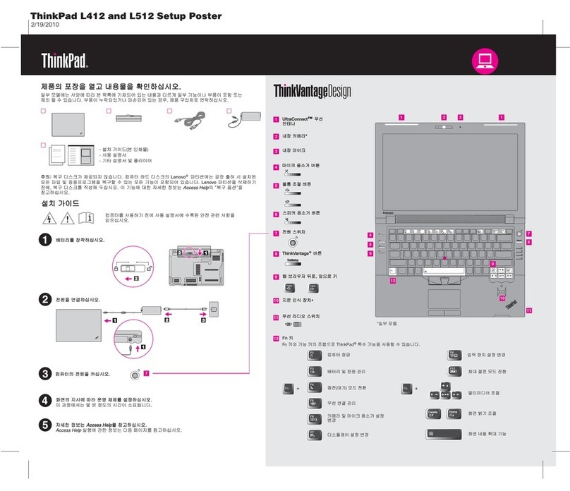 Lenovo ThinkPad L412 How to use