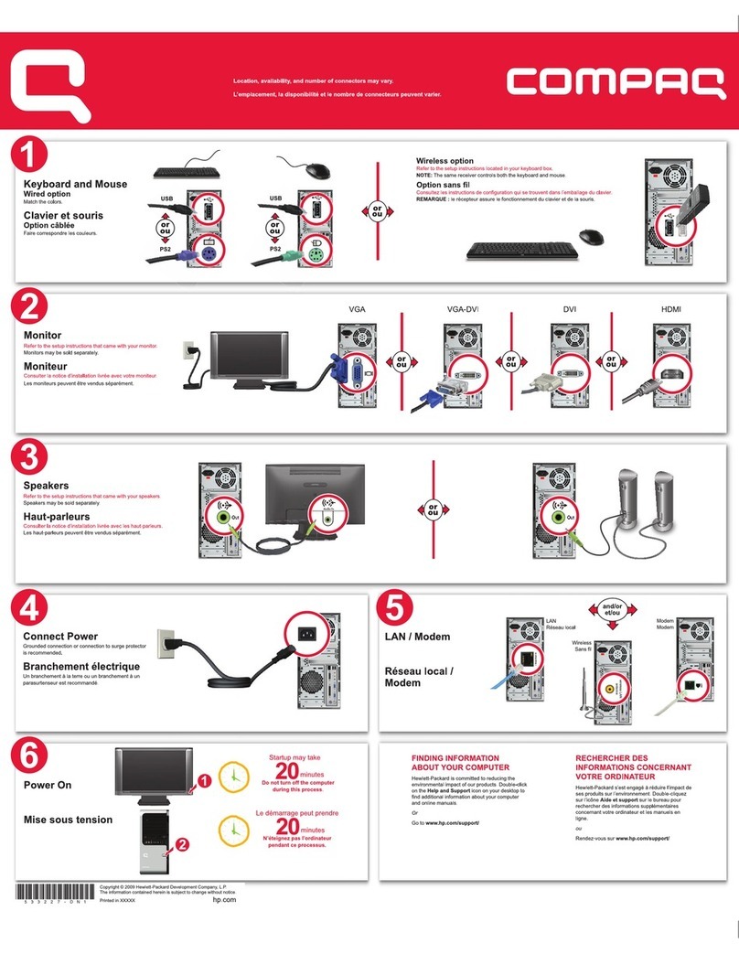 Compaq Presario SR5800 - Desktop PC How to use