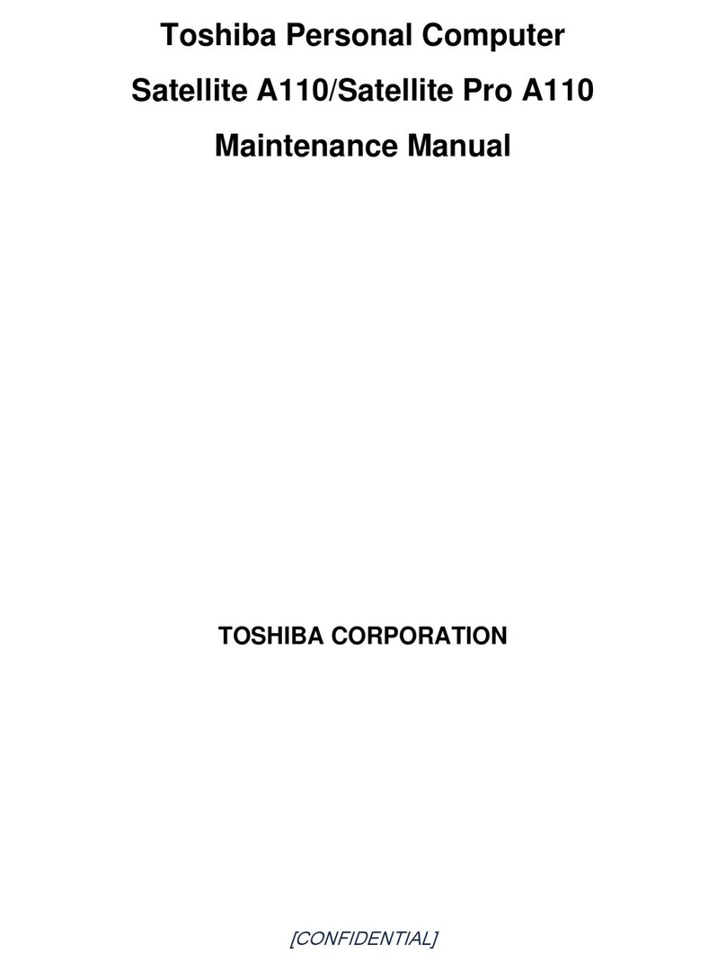 Toshiba Satellite A110 Series User manual