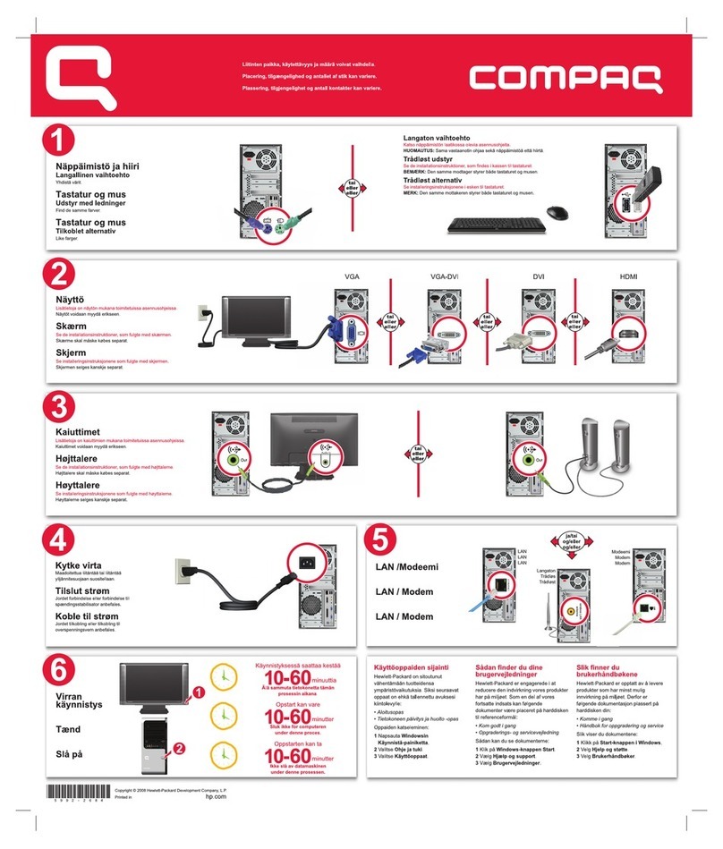 Compaq SR5410F -  Presario - 1 GB RAM How to use