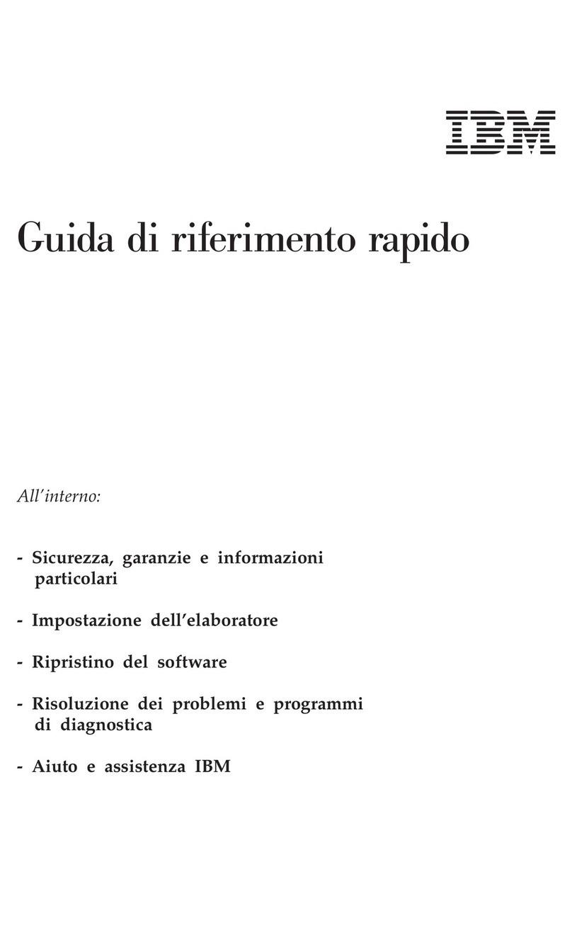 IBM NetVista A21 Quick reference guide