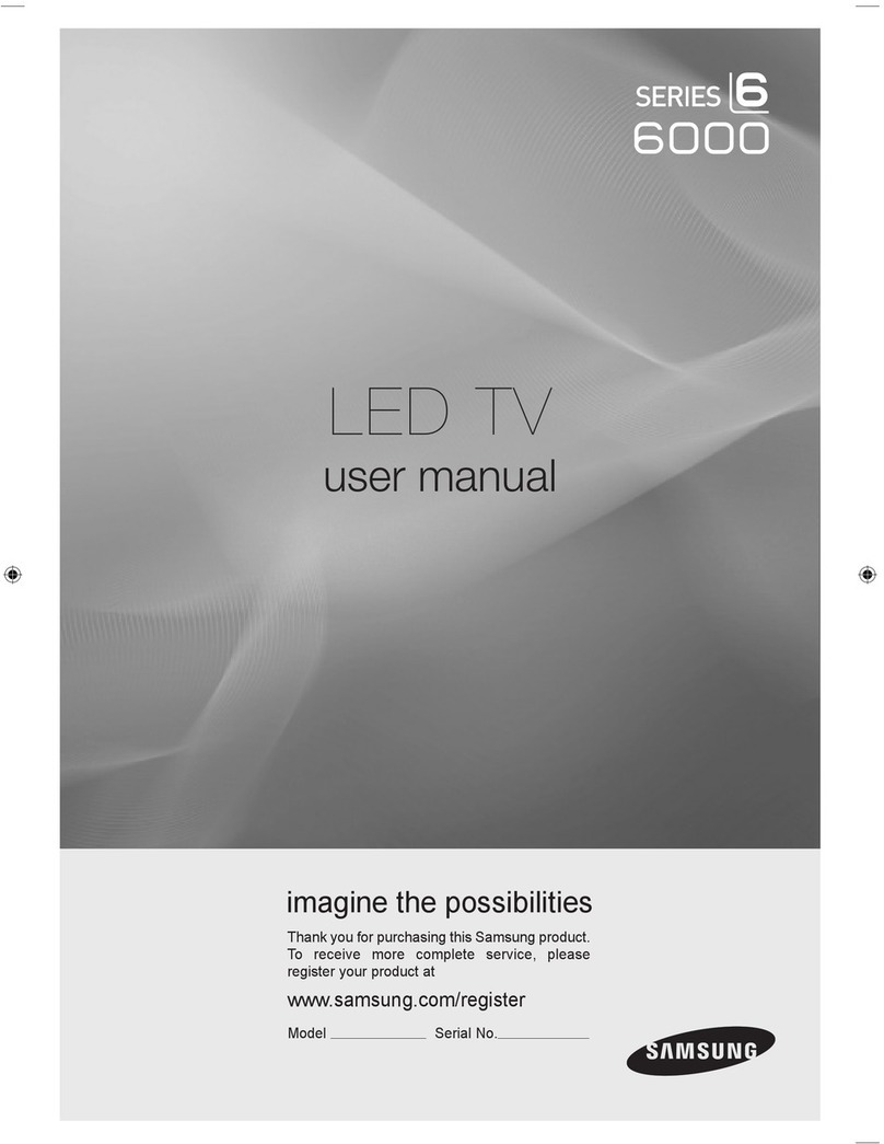 Samsung UN32B6000 - 32" LCD TV user manual