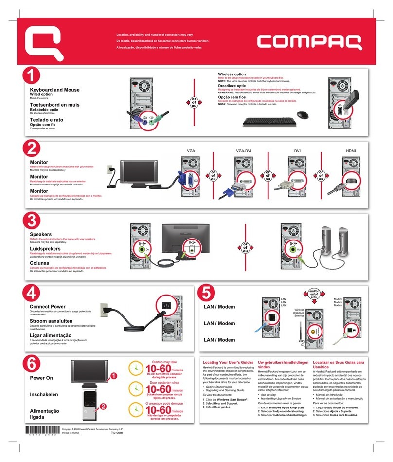 Compaq Presario SR5700 - Desktop PC How to use