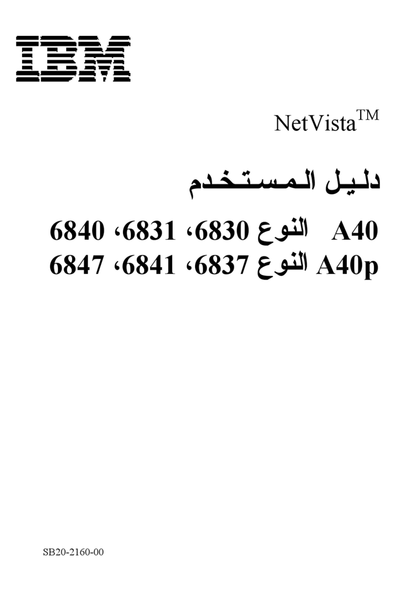 IBM NetVista A40 User manual