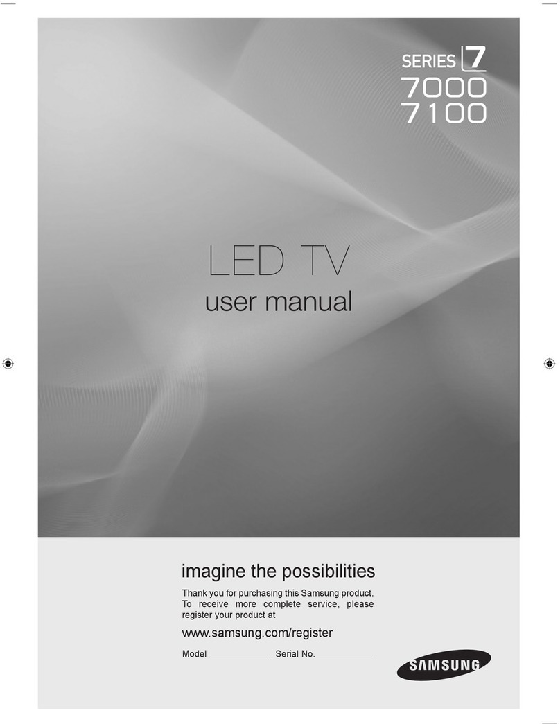 Samsung UN40B7000WF User manual