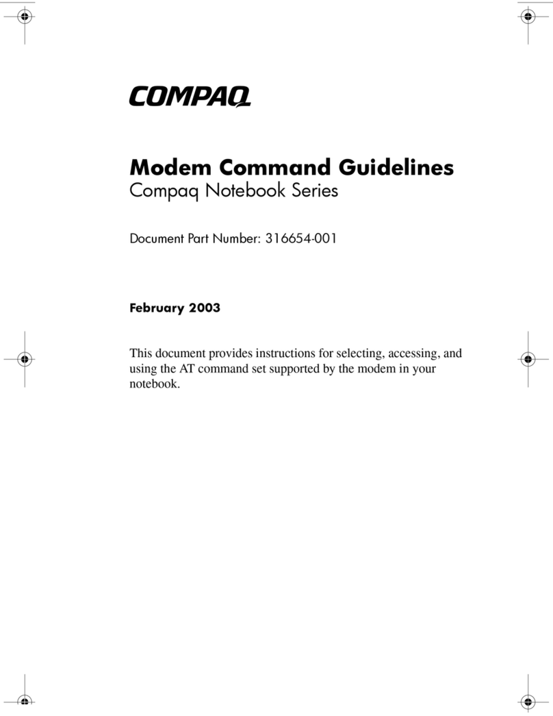 Compaq Presario X1000 - Notebook PC Instruction Manual