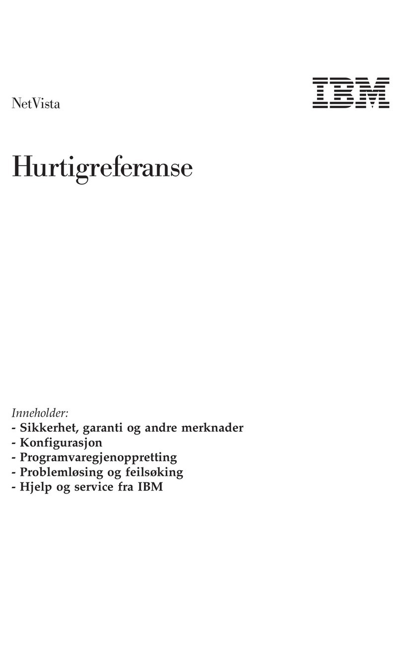 IBM NetVista A30 User manual