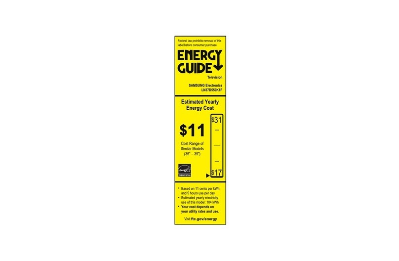 Samsung LN37D550K1F User manual