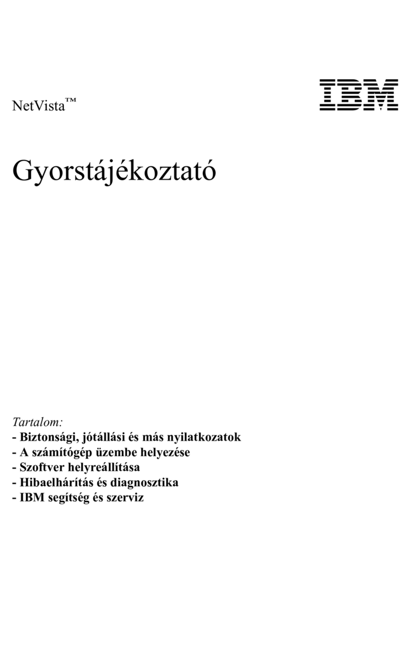 IBM NetVista A30 User manual