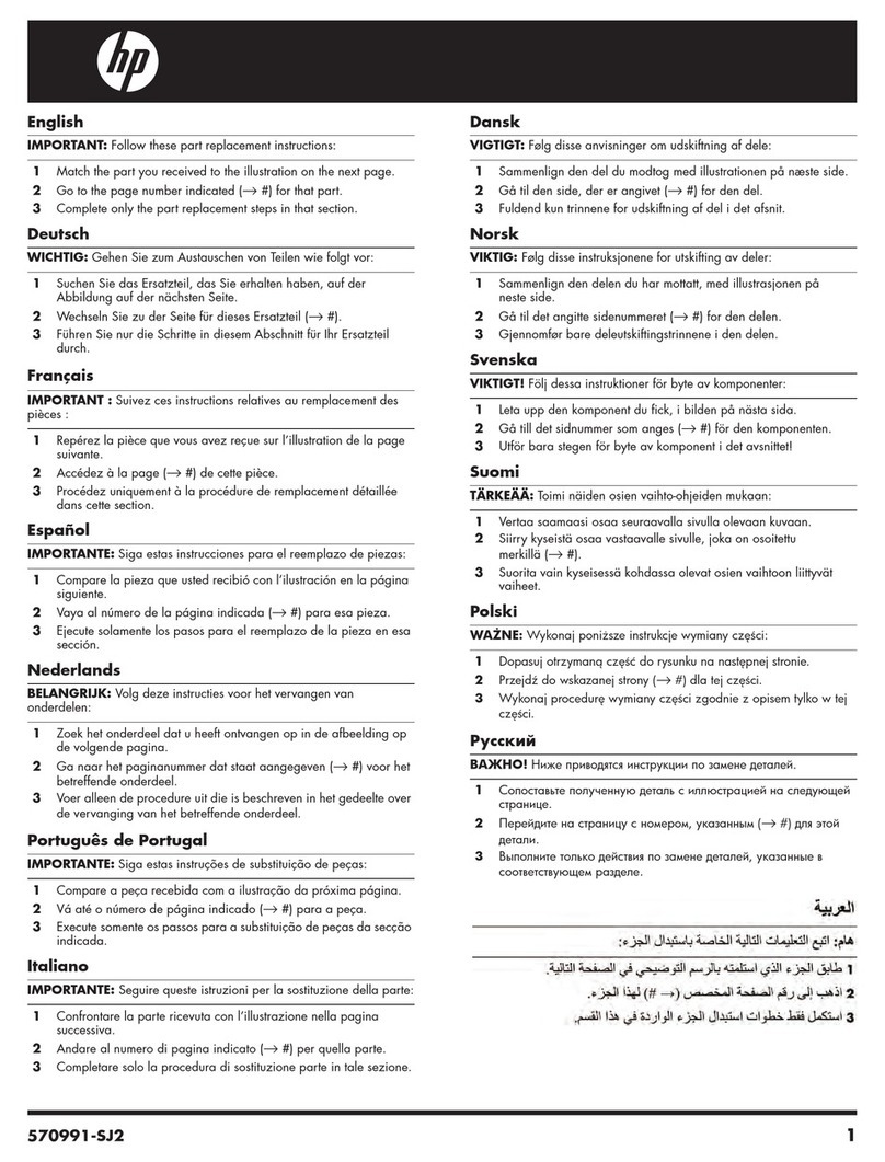 HP Pro 3110 - Minitower PC manual