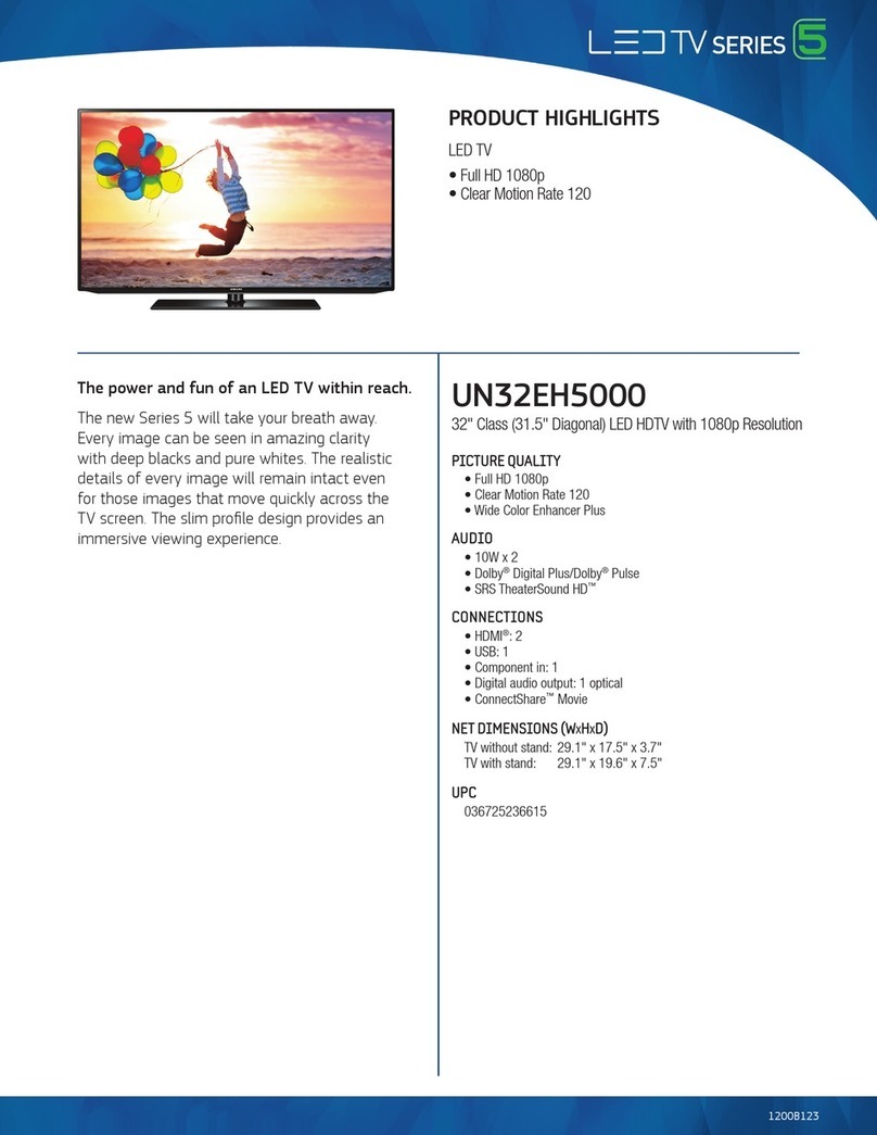 Samsung UN32EH5000 User manual