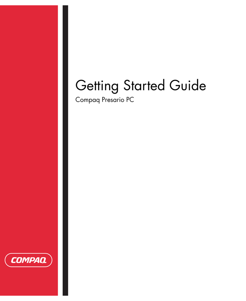 Compaq Presario SR1700 - Desktop PC User manual