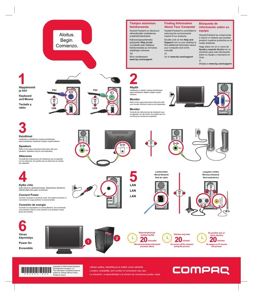 Compaq CQ2200 - Desktop PC User manual