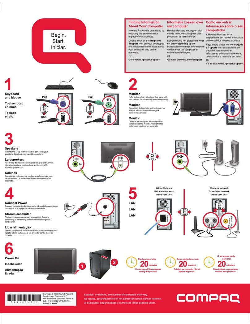 Compaq CQ2200 - Desktop PC User manual