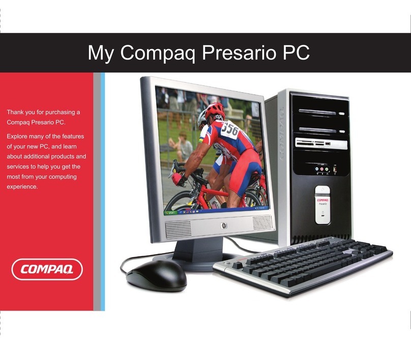 Compaq Presario SR1700 - Desktop PC User manual