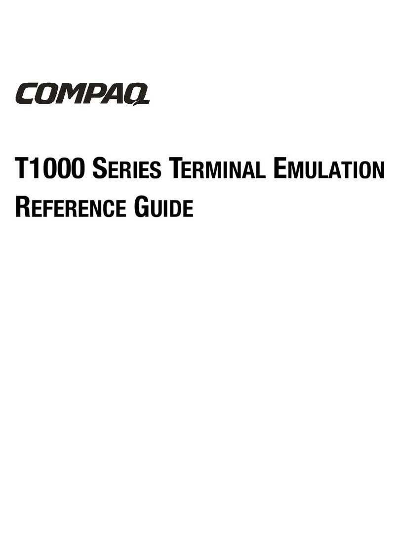 Compaq t1000 - Terminal Thin Client PC manual