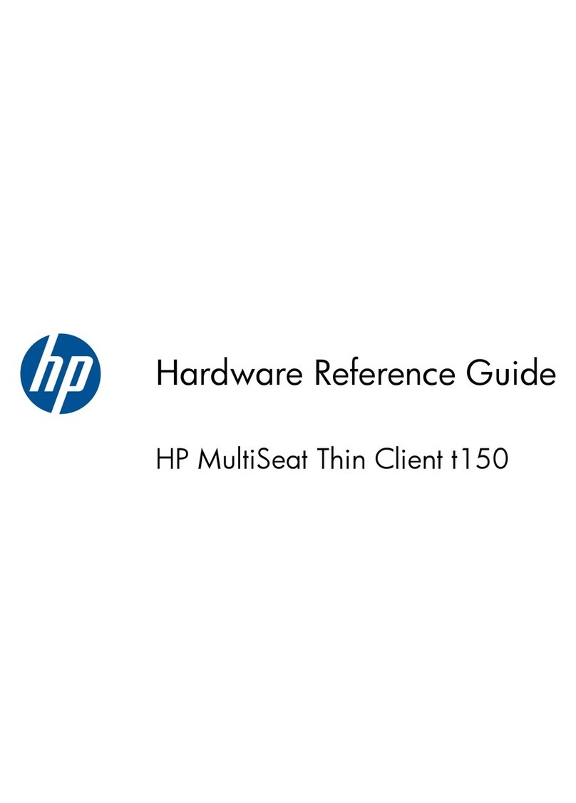 HP t150 Operating and maintenance manual