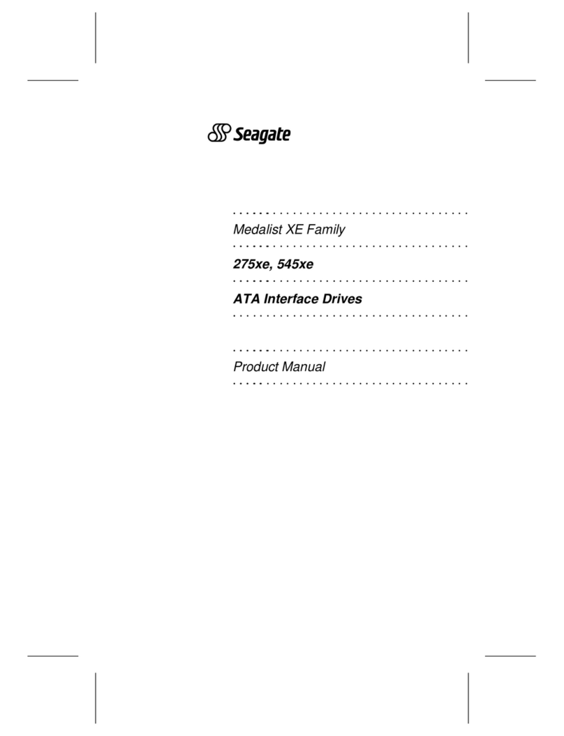 Seagate ST3660A - Medalist 545 MB Hard Drive User manual