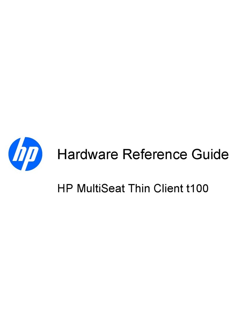 HP Pavilion t100 - Desktop PC Hardware reference guide