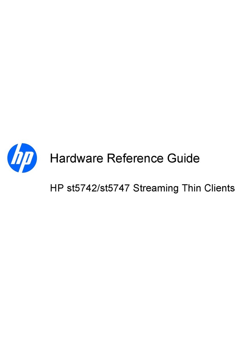HP st5747 - Streaming Client Operating and maintenance manual