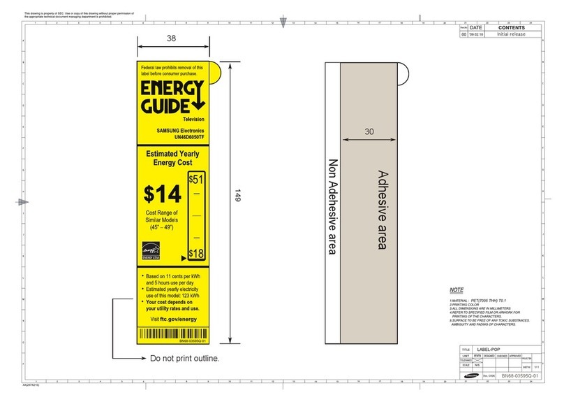 Samsung UN46D6050TF User manual