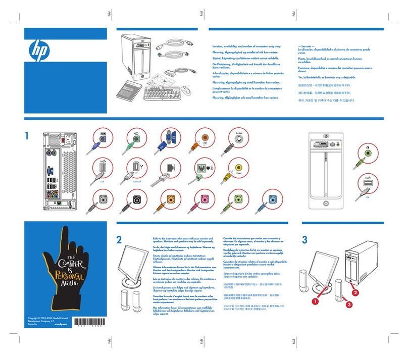 HP s7600n - Pavilion Media Center Specification sheet