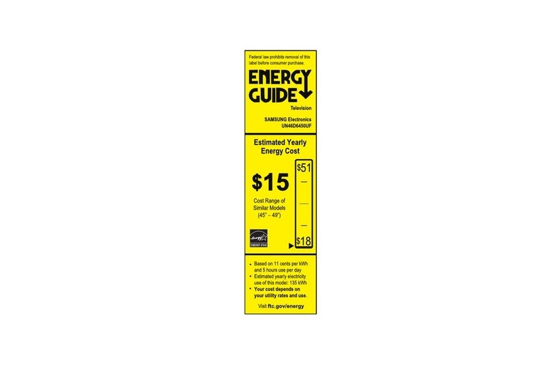 Samsung UN46D6450UF User manual