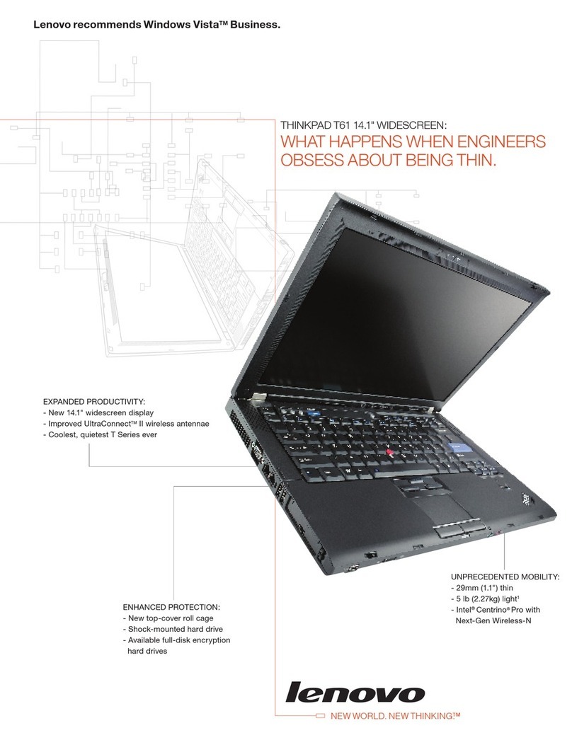 Lenovo 64574UU User manual