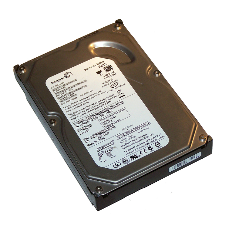 Seagate Barracuda ST3808110AS User manual