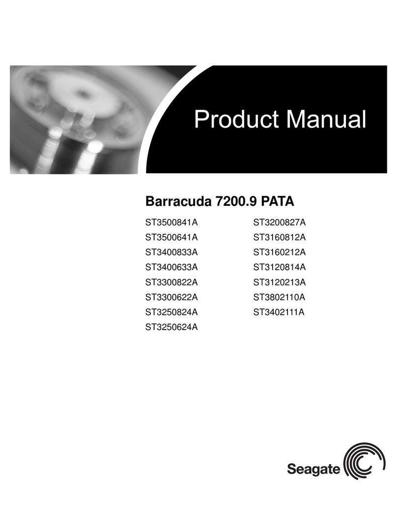 Seagate ST39175LW - Barracuda 9.1 GB Hard Drive User manual