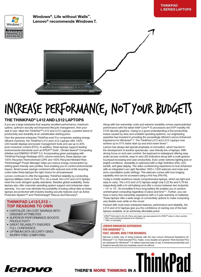 Lenovo 444432U User manual Lenovo 444432U User manual