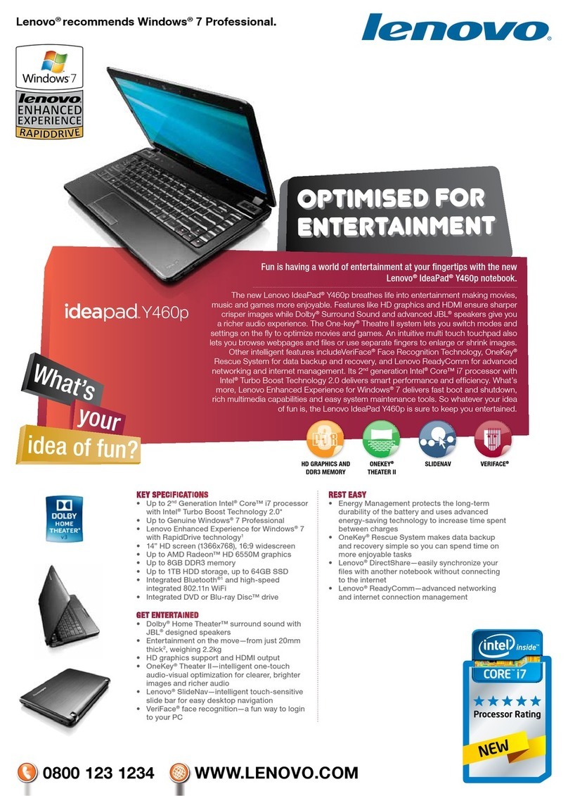 Lenovo 43952DU User manual