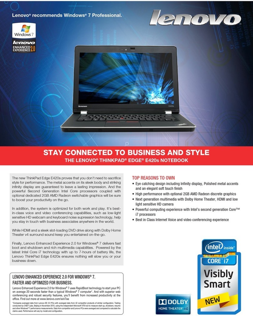 Lenovo 440128U User manual